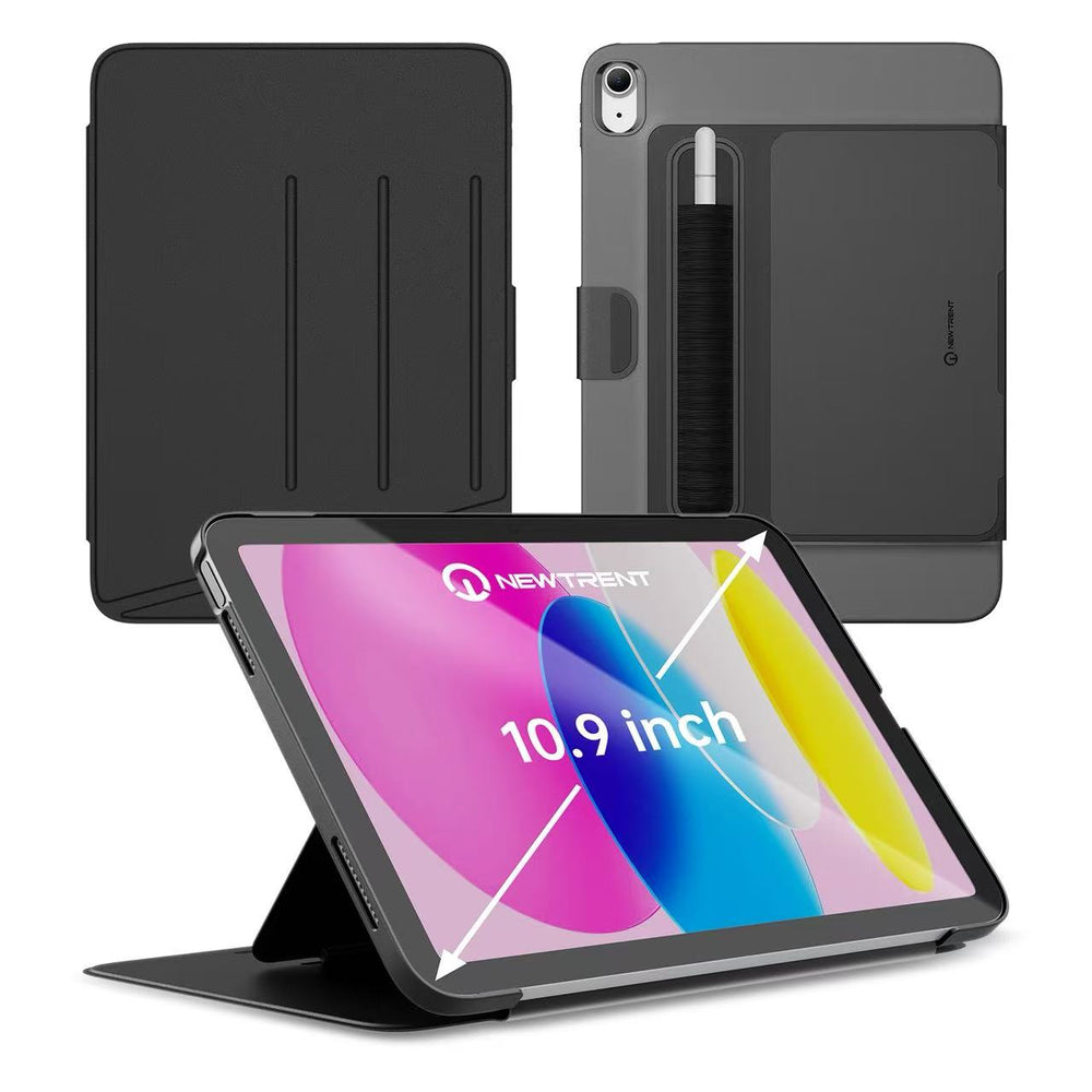 NewTrent Proper Folio NT608FL shown open, from the rear and in a landscape stand position
