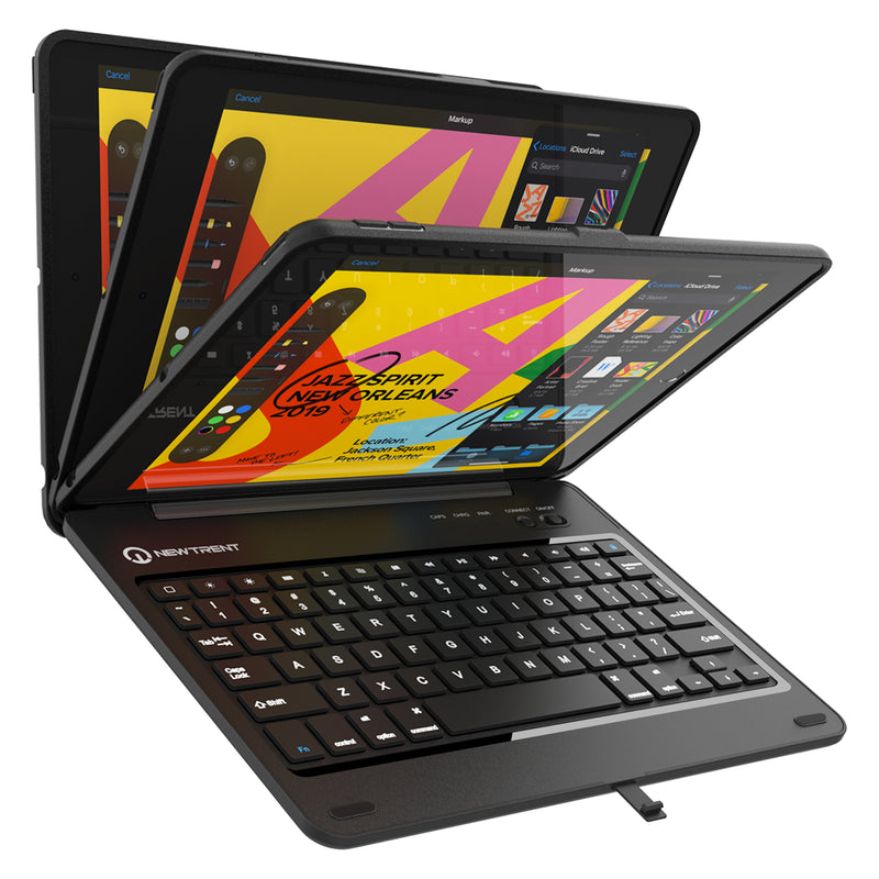 iPad 10.2" 9th Generation (2020) Detachable Rugged Keyboard Case, NT52B