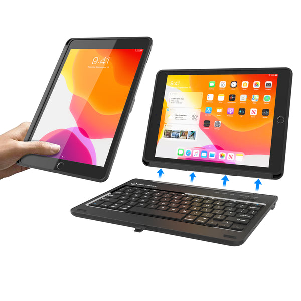 iPad 10.2" 9th Generation (2020) Detachable Rugged Keyboard Case, NT52B