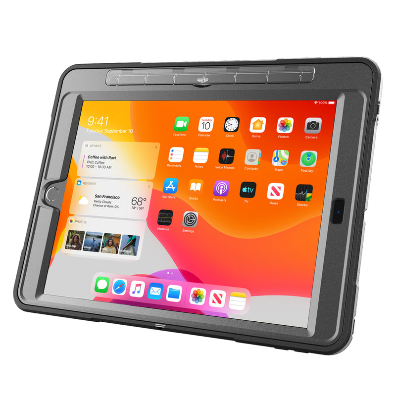 Glada iPad 10.2-Inch 9th Gen (2021) & 8th Gen (2020) & 7th Gen (2018) Rugged Case with Pencil Holder NT102GP