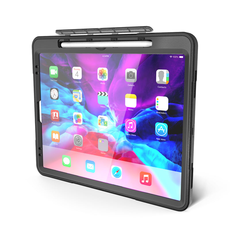 Glada iPad Pro 12.9" 6th Gen (2022) , 5th Gen (2021), 4th Gen (2020) Rugged Case With Pencil Holder, NT815GP